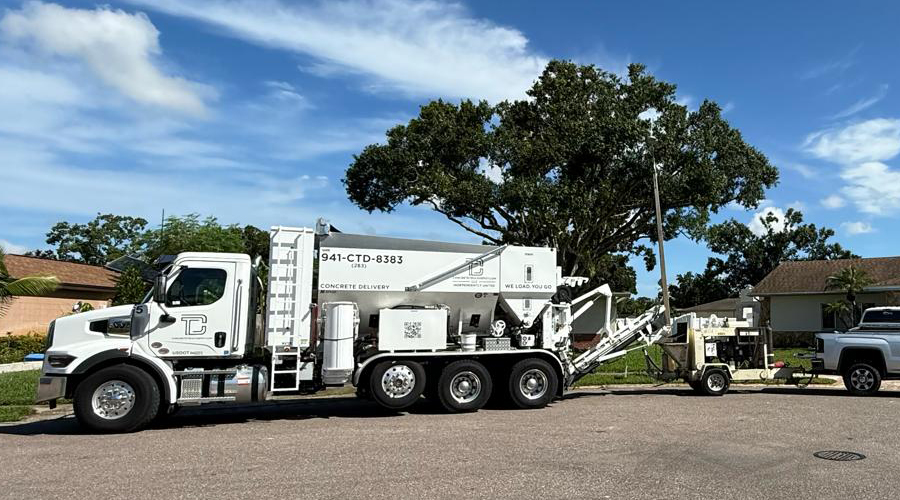 Concrete Truck Depot Pump Job